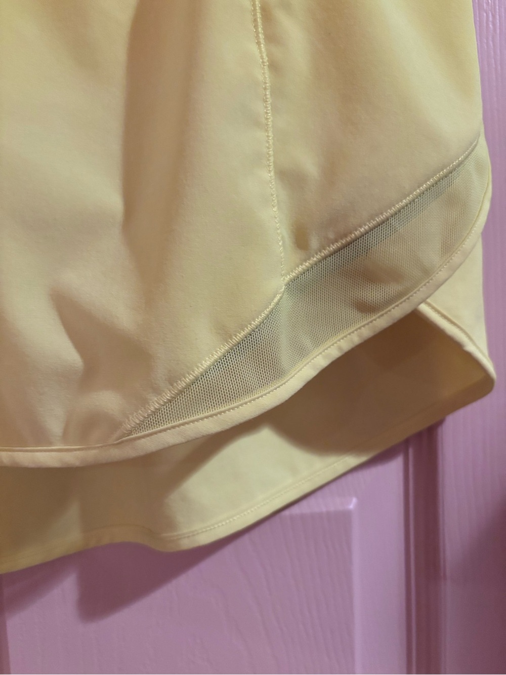 lululemon athletica Neon Yellow Skort. Size-10 EUC Longer Length! - Picture 3 of 6